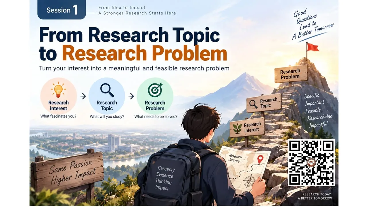 From Research Topic to Research Problem: Turn research topic into sharp research problem
