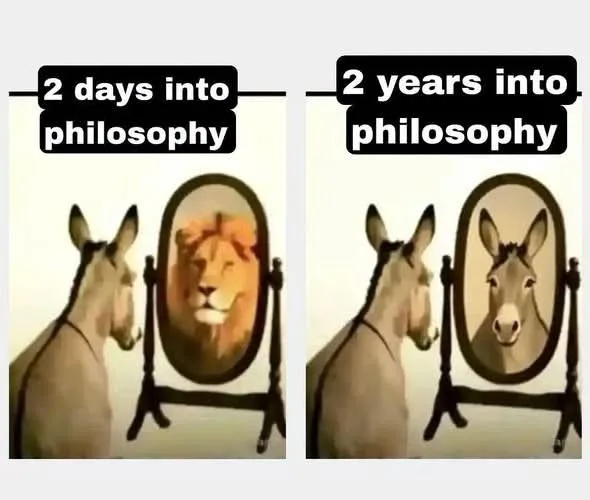 研究生院有一段时间……同样的镜子，但我们看到了不同的东西。